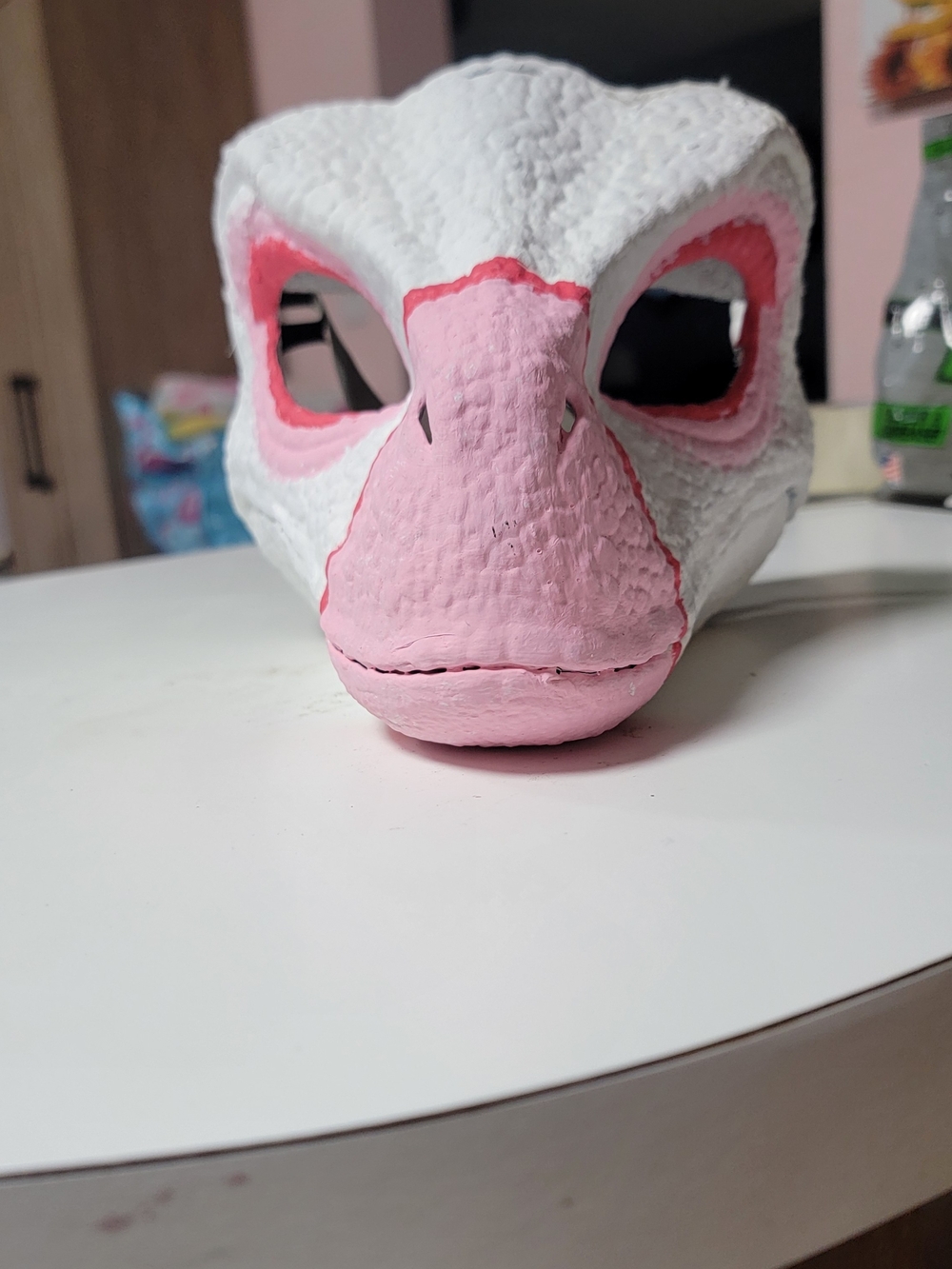 Acrylic Painted Adjustable Dino With Movable Mouth.